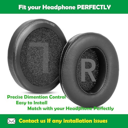 Earpads Cushion Compatible with Avantree Audition, Audition Pro HT5009, AS9PA, HT4189, HT3189, DG59 Headsets Ear Pads Replacement with Softer Protein Leather and Memory Foam