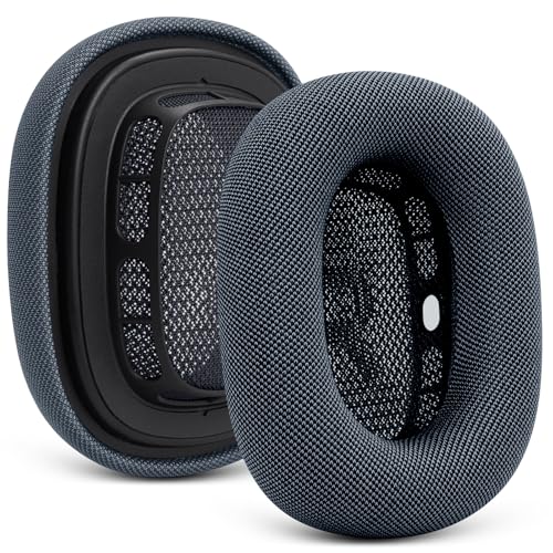 Upgraded Ear Cushions for Apple AirPods Max, Mesh Ear Pads Replacement | Air Pods 1 & 2 Over-Ear Headphones Ear Cups with Original Silicone Design (Midnight) - color: Midnight