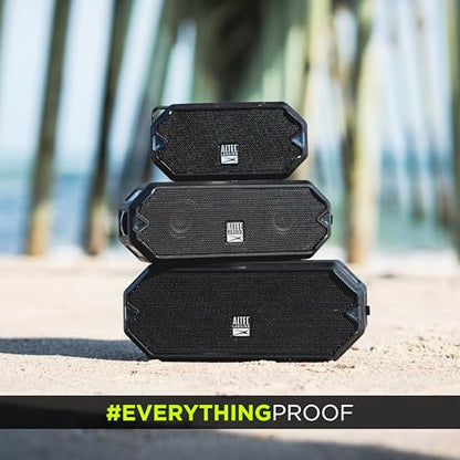 Altec Lansing - Portable Bluetooth Speaker, Waterproof IP67 - color: Black