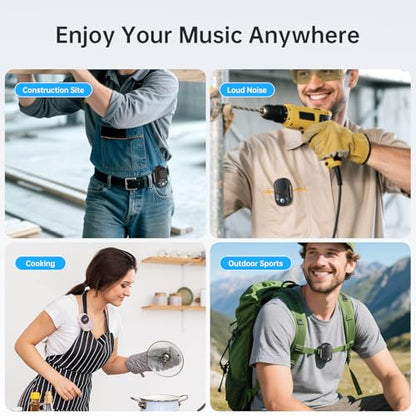 Divoom Itour-S Wearable Bluetooth Speaker, IP67 Clip-On, 10H Playtim, Black | Waterproof, Dustproof, Travel, Work, Golf, Gift Idea & Outdoor Audio - color: Black