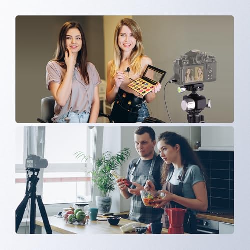 NEEWER 2m Wired Dual Lavalier Microphones with 4m Extension Cable, Mini Clip On Omnidirectional Condenser Lapel Lav Mic 3.5mm TRS for DSLR Mirrorless Camera Camcorder Interview Vlog, LM3 - style: LM3(1-Pack)w/3.5mm TRS Plug