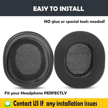 Arctis 7 Earpads Replacement for SteelSeries Arctis 9,7,5,3,1,Arctis Pro Wireless Gaming Headsets Ear Cushions with Cooling Gel Layer and Memory Foam
