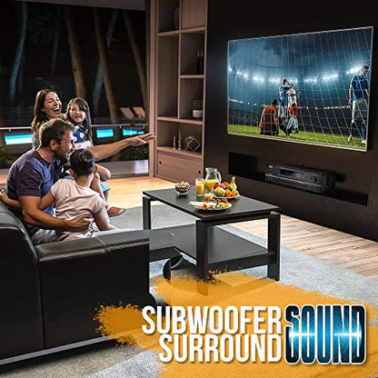 Pyle 7.1-Channel Hi-Fi Bluetooth Stereo Amplifier - 2000 Watt AV Home Theater Speaker Subwoofer Surround Sound Receiver w/Radio, USB, RCA, HDMI, MIC in, Supports 4K UHD TV, 3D, Blu-Ray - PT796BT.5