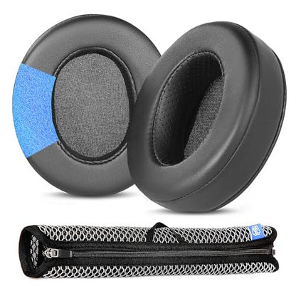 SRH440A Earpads Headband for Shure SRH440 SRH 440 SRH840 SRH940 Headsets | Replacement Ear Pads Cover Cushions Protein Leather Covers Accessories, Black