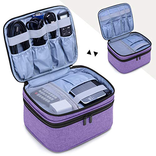 LUXJA Carrying Bag Compatible with DR.J Mini Projector, Purple - color: Purple