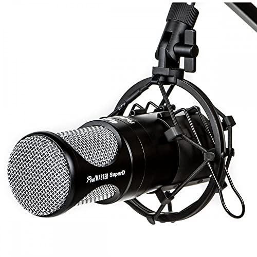 CAD Audio PM1200 Dynamic Broadcast Microphone with Boom Stand - style: Modern