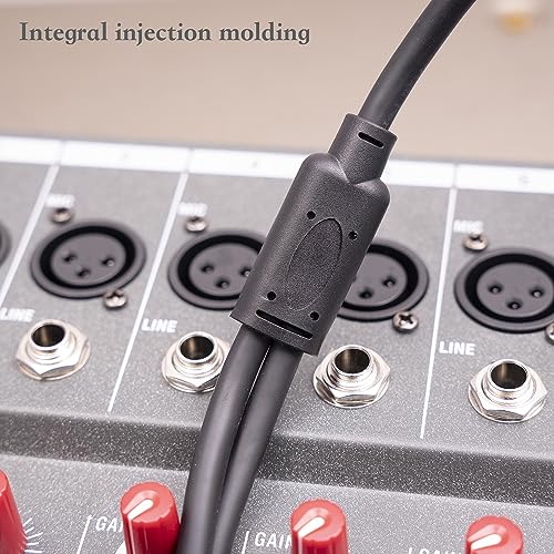 2 Pack 5 FT XLR Female to Dual Male Y Splitter Cable, Female XLR to 2 Male Y Cable Splitter 1 F to 2 M for Micphone Mixer - color: 1 XLR F To 2 XLR M, size: 5FT 2Pack