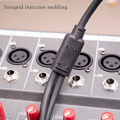 2 Pack 5 FT XLR Female to Dual Male Y Splitter Cable, Female XLR to 2 Male Y Cable Splitter 1 F to 2 M for Micphone Mixer - color: 1 XLR F To 2 XLR M, size: 5FT 2Pack
