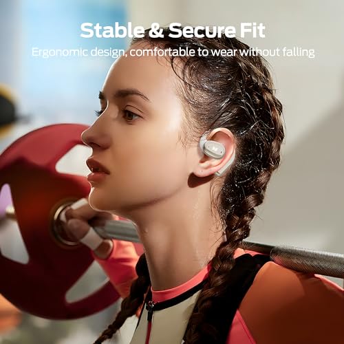 Monster Open Ear AC311 Wireless Earbuds, Bluetooth 5.4 Open Ear Headphones, Up to 30 Hours Playtime Bluetooth Ear Earphones with Stereo Sound, Touch Control and IPX5 Waterproof Open Earbuds