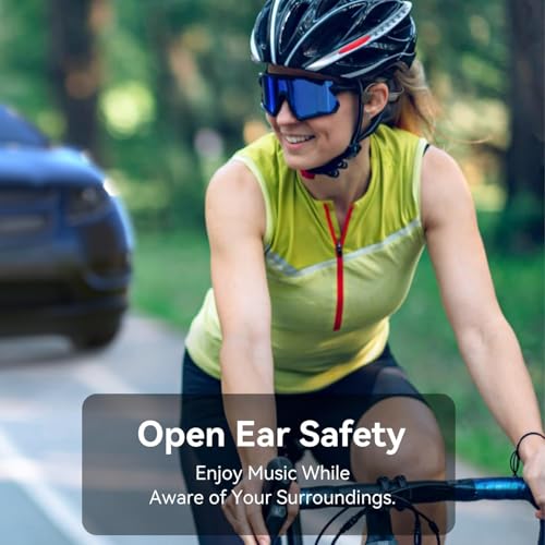 Bone Conduction Headphones, Open-Ear Bluetooth 5.4 Wireless Headphones, IPX8 Waterproof Sports Earphones for Swimming, Running, Cycling, Built-in Mic & 32GB MP3 Player - color: Grey