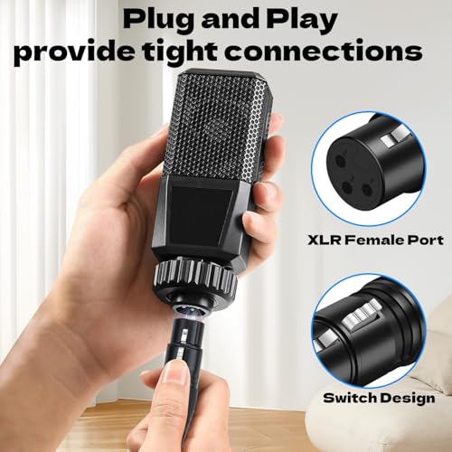 XLR Female to USB-A Recording Cable, USB Microphone Cable - 3M/10FT - size: 10FT