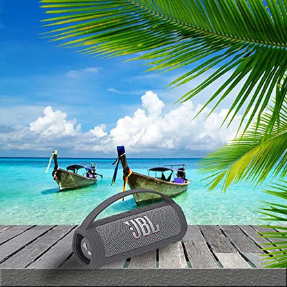 JCHPINE Silicone Cover Case for JBL Flip 6 Portable Bluetooth Speaker - color: Grey