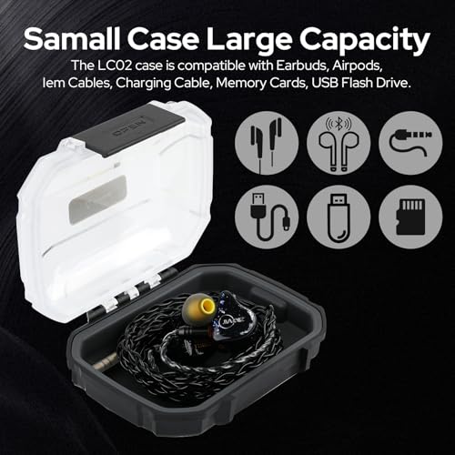 Linsoul ZiiGaat x Hangout. Audio: Odyssey 2 in Ear Monitor, 1DD + 3BA Hybrid IEM, HiFi Wired Earbuds LC02 in Ear Monitor Case, Portable Earbud Hard Case