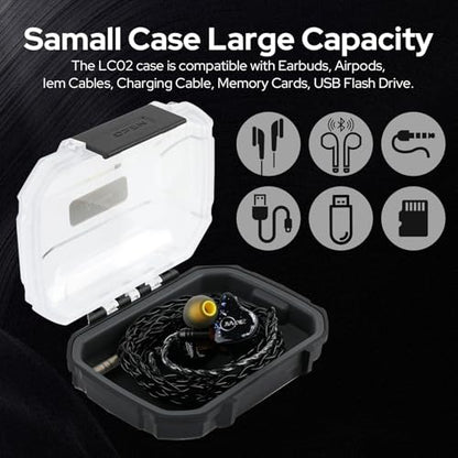 Linsoul ZiiGaat x Hangout. Audio: Odyssey 2 in Ear Monitor, 1DD + 3BA Hybrid IEM, HiFi Wired Earbuds LC02 in Ear Monitor Case, Portable Earbud Hard Case