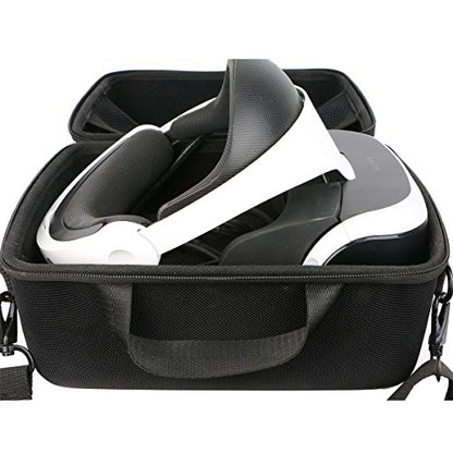 khanka Hard Travel Carrying Case for Sony PlayStation PS VR2 Glasses | EVA Hard Shell, Mesh Pocket Accessory Storage, Travel-Ready Gaming Storage, Secure Custom Fit, Protective Case Only