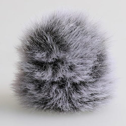 Outdoor VLOG Camera Windproof Noise Reduction Microphone Furry Cover for ZV1 ZV1F ZVE10 ZVE1 Microphone Hair Cover