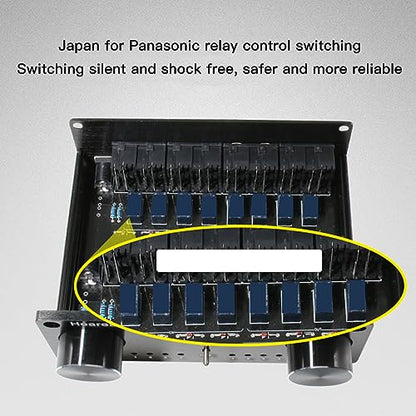 4 in 4 Out Audio Stereo 2.0 L R Audio Sound Selector Box, Dual Channel Lossless HiFi Sound Source Switcher, for DVD Game Consoles (U.S.