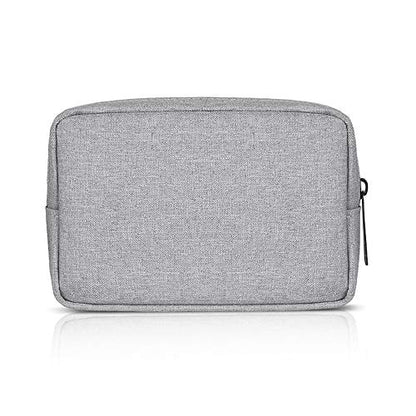 Universal Electronics/Accessories Soft Carrying Case Bag, Durable & Light-weight,Suitable for Out-going, Business, Travel and Cosmetics Kit (Small-Gray) - color: Small-Gray