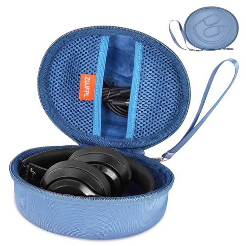 EVA Hard Case for Beats Solo3/Solo2/ Solo 4 Wireless On-Ear Headphones,Premium Travel Protective Carrying Storage Bag(Blue) - color: Blue