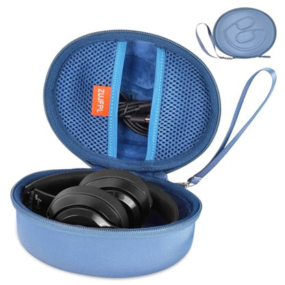 EVA Hard Case for Beats Solo3/Solo2/ Solo 4 Wireless On-Ear Headphones,Premium Travel Protective Carrying Storage Bag(Blue) - color: Blue