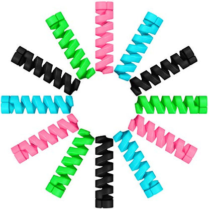 Jetec Charger Cable Protector, Spiral USB Wire Protector - color: Colorful