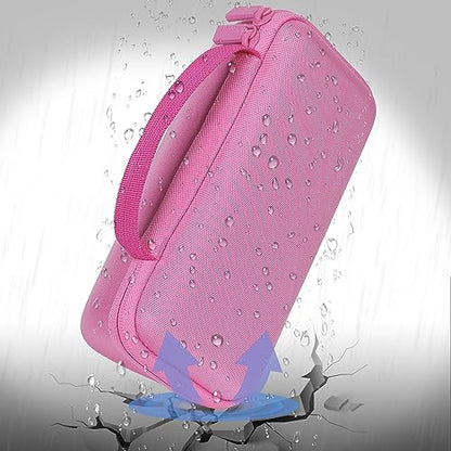 co2CREA Hard Case for BolaButty X-GO C27C Bluetooth Speaker Speaker,Pink | Travel Protective Storage Bag with Mesh Pocket & Handle, Shockproof EVA Shell and Soft Lining - color: Pink