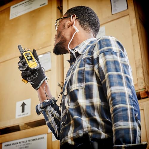 DEWALT DXFRSSV01 Covert Headset, FRS Radio Accessory, 2.5mm Jack, PTT and VOX, for DXFRS300 and DXFRS800, DXFRSSV1