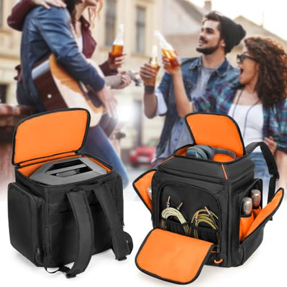 Backpack Compatible with Bose S1 Pro/S1 Pro+ All-in-One PA Speaker | Portable Bluetooth Speaker Carrying Bag, Shoulder Straps, Thick Padded Lining, Music Party & Performance