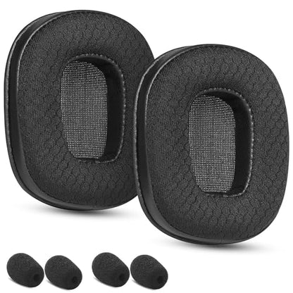 Mesh Fabric Earpads for BlueParrott B350 XT B350XT Noise Canceling Headset