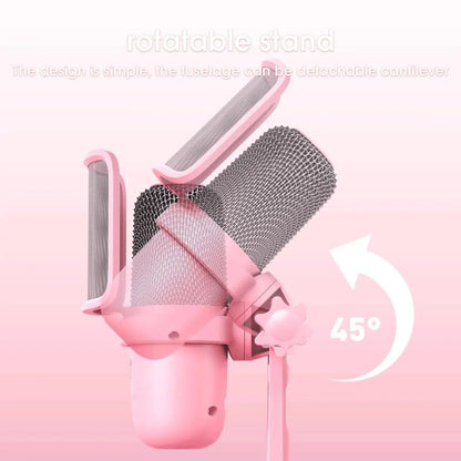 Microphone with Click Mute Button Desktop Mic Wired for PC Mixer Gaming MIC