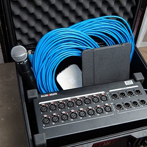 Small Medium Hard Case with Wheels and Pick'n'UP Foam | Protective Carrying case Gun, in-Ear, Wireless System or Camera Set - style: № 80-04 Int: 17.13 X 13.19 X 10.71 In.