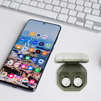 Mini Headphones Ear Buds, Wireless Bluetooth Earbuds for Small Ear Canals, Sleep Earbuds Noise Isolating, Invisible Earphone for iPhone PC Laptop Tablets Sports(WhiteGreen) - color: WhiteGreen