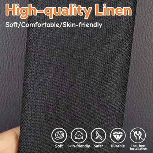 2 PCS Seat Belt Cover Pad, Cute Kawaii Animal Cat Soft Seatbelt Covers for Women, Seatbelt Cushion, Black Car Seat Strap Pads for Summer Spring (Black) - color: Black