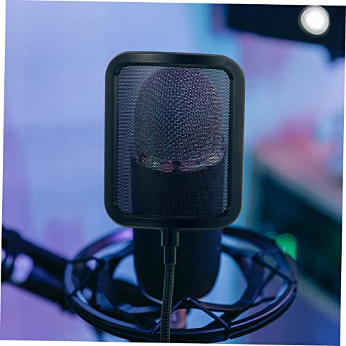 Microphone Filter Shield Sturdy Metal Mesh Windscreen Easy Install Pop Filter for Mic Podcast Accessory