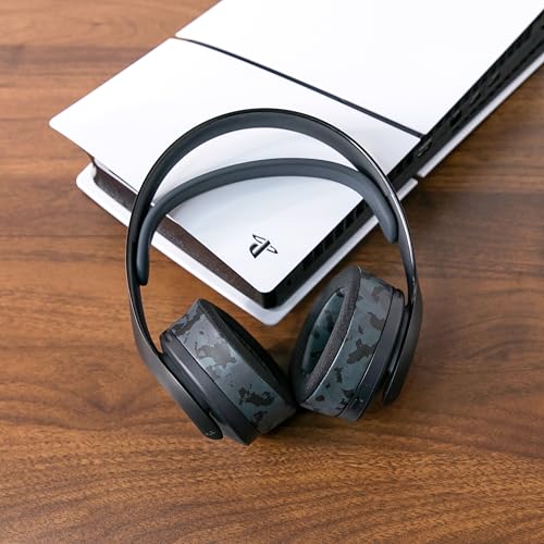 WC Freeze Pulse 3D - Cooling Gel Earpads for Sony PS5 Pulse 3D | Made by Wicked Cushions | Thicker Cushion & Wider Opening | Black Camo - color: Black Camo