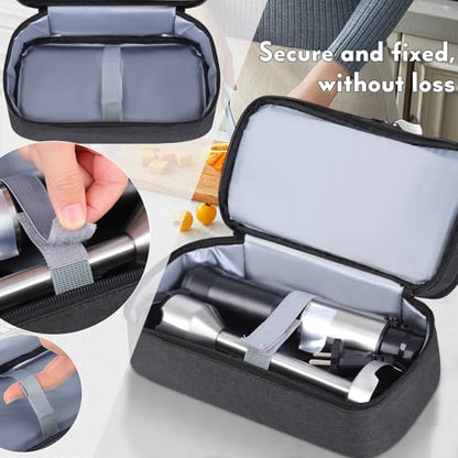 Hand Blender Storage Bag,Double-layer Hand Mixer Carrying Case for Kitchen