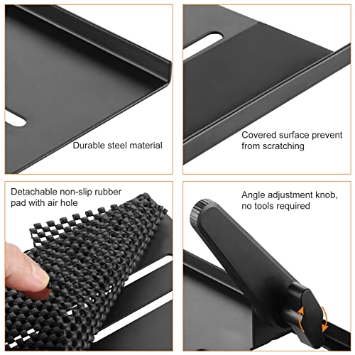 No Drill TV Top Shelf 35.43 inch Wide Monitor Top Mounting Bracket Platform Holds Speaker, AV Receiver, Media Box, Game Console and More (CS106XL) - size: 35.43 inch
