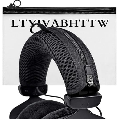 Headphones Headband Cover Compatible with DT770, DT880, DT990, DT 770 PRO, DT 880 PRO, DT 990 PRO Headphones by LTYIVABHTTW (Black Mesh Fabric)