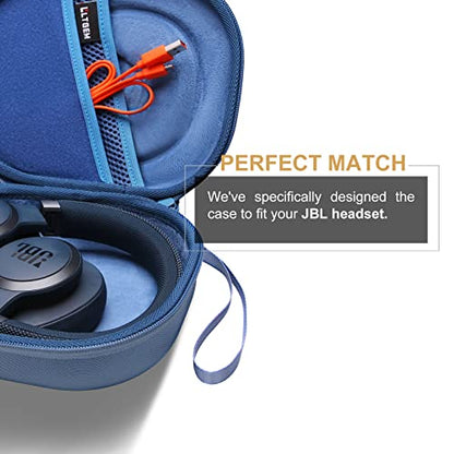 Case for JBL Tune 770NC/510BT/720BT/520BT/670NC/520C Headphones Blue | Hard Carrying Travel Case for JBL Live 770NC/670NC/680NC/780NC Headphones - color: Blue