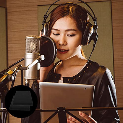 2sets Speaker Sponge Acoustic Isolation Pads High-density Soundproofing Pads for Studio Monitors Non-skid Design for Optimal Control