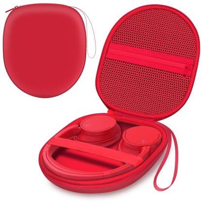 Headphone Headset Case Compatible with JBL Tune 520BT 720BT/BERIBES/KVIDIO/Soundcore by Anker/Sony Wireless On-Ear Headphones,Red - color: Red