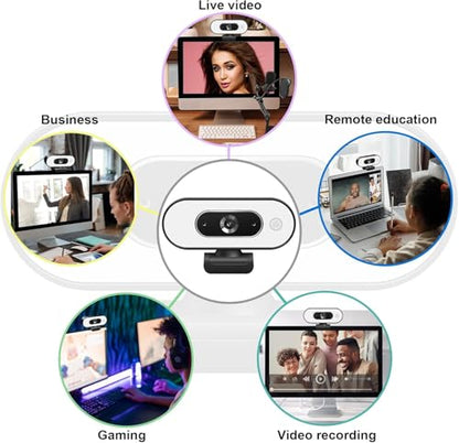 1080P USB Camera Compatible with Switch 2/PC/Mac/Laptop - color: Black-02