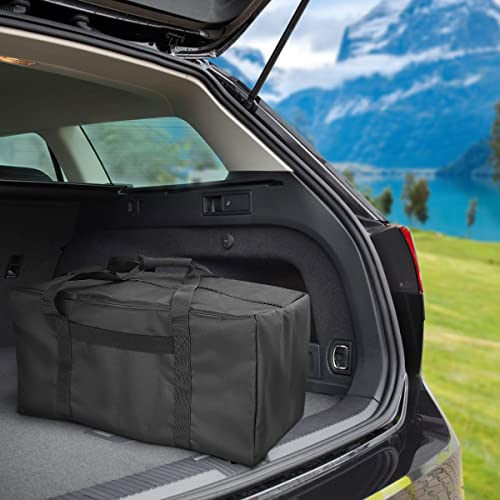 COOLBEBE 2 Pack 24" Sports Duffle Bag - 53L Travel Duffel Tote Bag, Black | Upgrade Zipper Weekender Overnight, Sturdy & Water Resistant Camping duffle for Sports Gear Hauling - size: 24” x 12” x 12” 2Pack