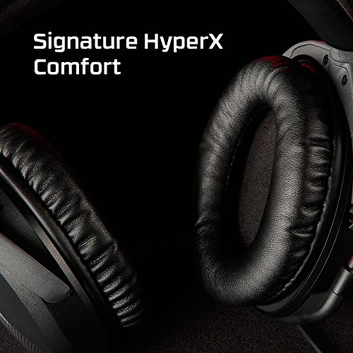 HyperX Cloud Stinger 2 – Wired PC Gaming Headset with Mic Noise Cancelling Over-Ear DTS Headphone:X Spatial Audio 50mm Drivers Swivel-to-mute Premium Leatherette for Windows Desktop, Black (Renewed)