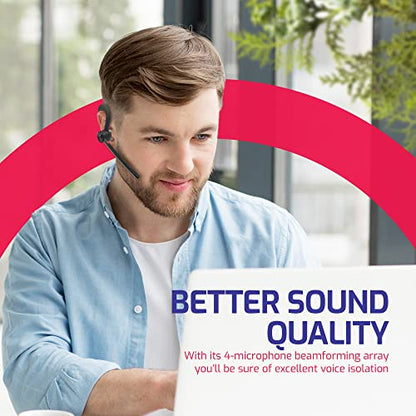 Yealink BH71 Workstation Pro Teams Certified Speaker and On Ear Bluetooth Headset BH71, Dongle, Charging Case, For Video / Mobile Phone Calls, Compatible with Zoom, UC Meet, Gold Support Plan, 1208654 - style: BH71 Workstation Pro headset w/ Dongle