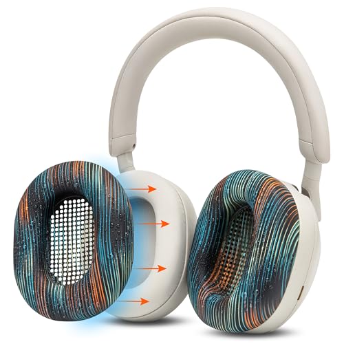 WC SweatZ XM5 - Patented Earpad Sweat Covers for Sony WH1000XM5 by Wicked Cushions | Full 360 Earpad Protection | Sweatproof & Easily Washable | The Simulation - color: The Simulation