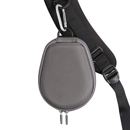 Hermitshell Case for AfterShokz Trekz Air/AfterShokz Aeropex/Titanium Mini/Shokz OpenRun Pro/SHOKZ OpenRun Pro 2 Open Ear Wireless Bone Conduction Headphones AS650 / AS800 (Grey) - color: Grey