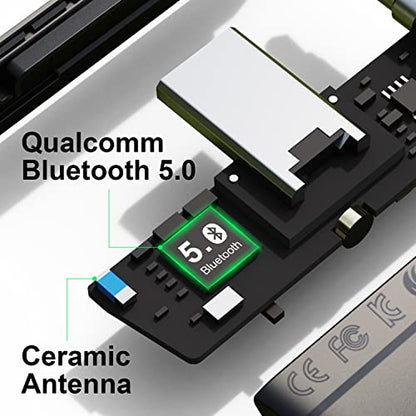 Skull & Co. AudioBox: Bluetooth 5.0 Wireless Audio Transmitter Adapter Low Latency for Xbox (XB1/XSX/XSS/Elite2) Controllers- Black