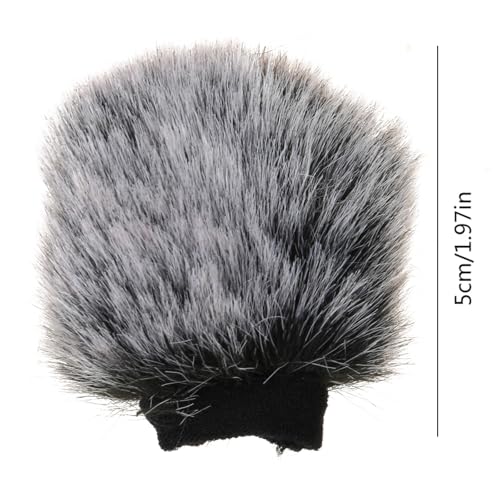 Upgrades Furry Wind Muff For ZV1 VLOG Mic Furry Windscreen Muff WindShield Long Lasts Performances Wind Cover Cloth