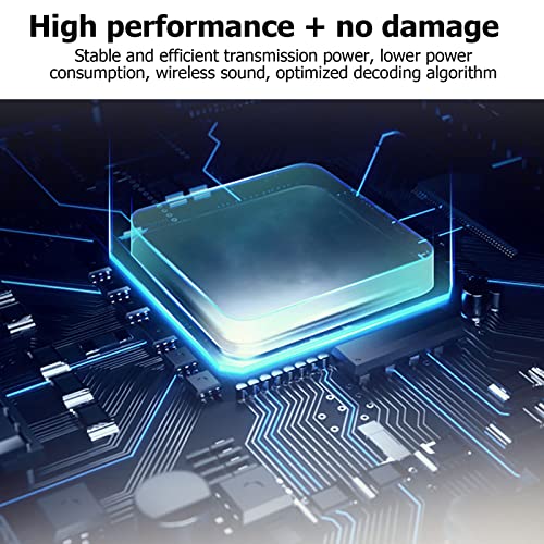 Yunseity LE502 BT 5.3 Transmitter, Low Latency Wireless Sound Transmitter for Dual Speakers or Headphones with aptX Adaptive Support, Compatible for